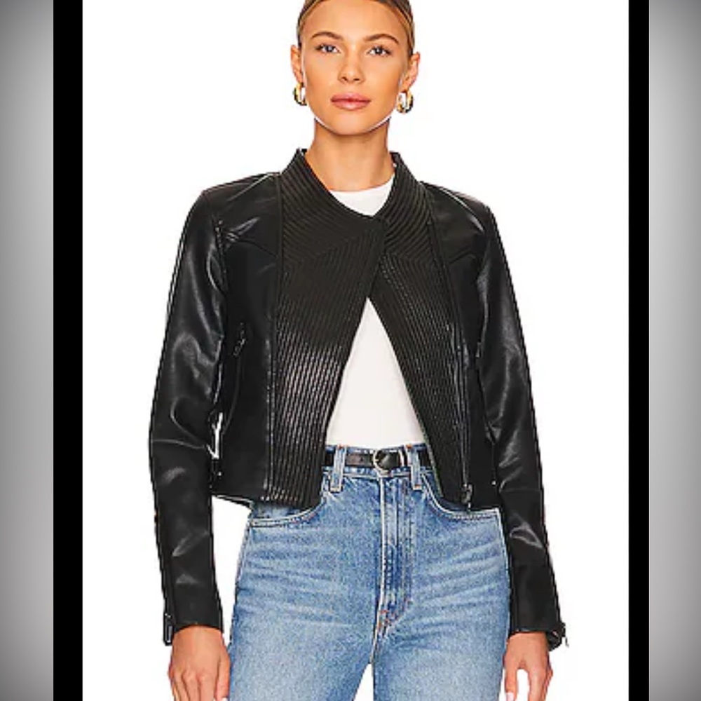 Blank NYC Eye Catching Jacket Leather Jacket - M
